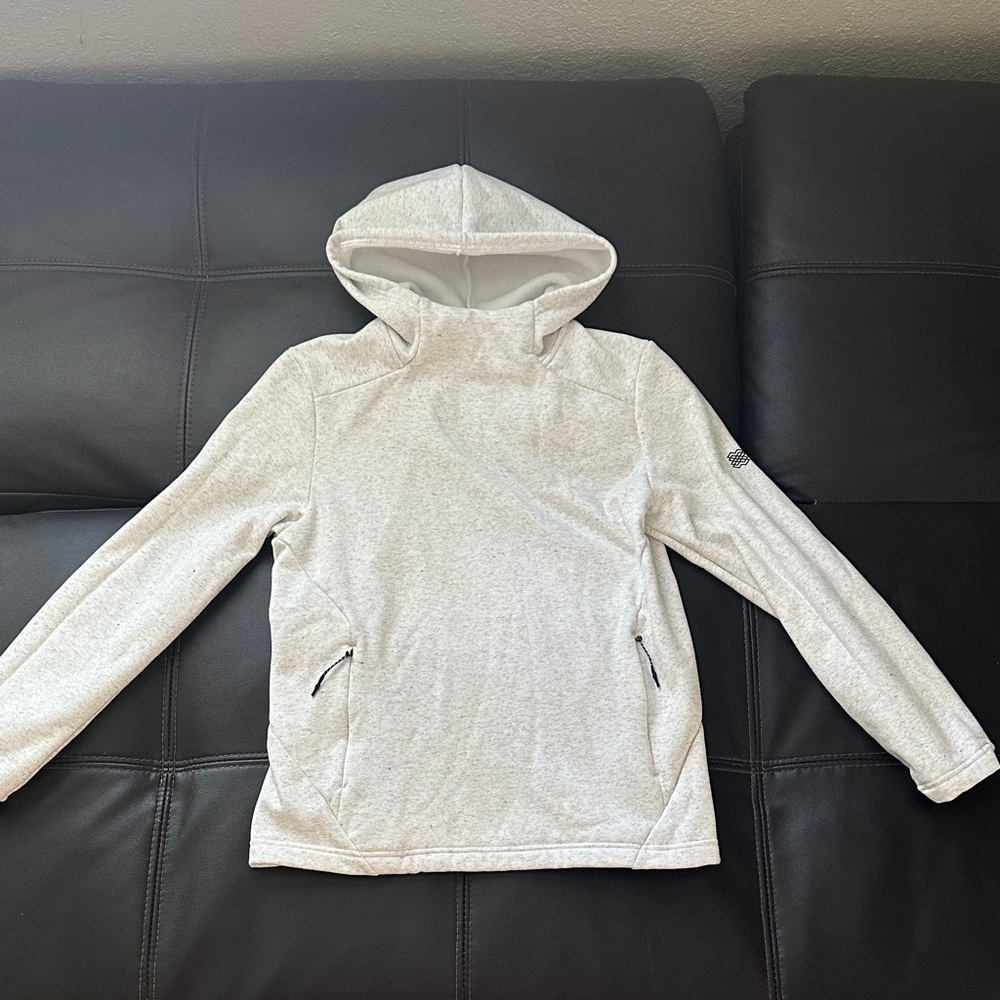FLX Active White Hooded Sweatshirt